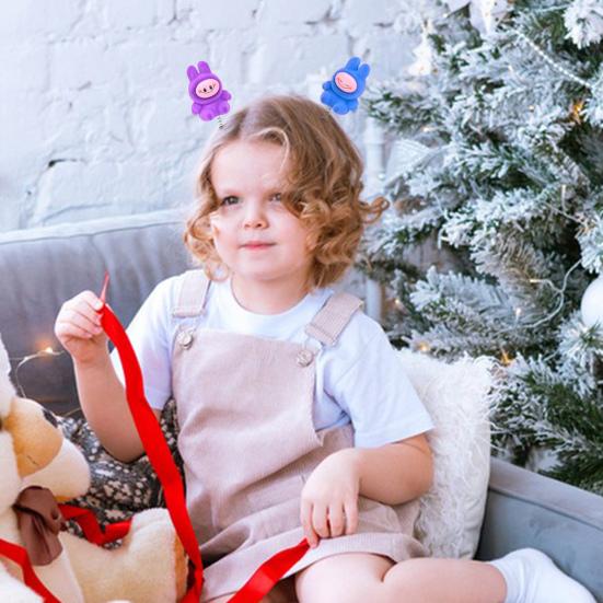 5 шт. заколки для волос мультяшная утка капибара декор флокированный материал пружинный дизайн заколки для волос аксессуары для волос