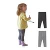 Ultra Soft Leggings Set C Set Black [Konny] 2-Piece 3-4Y (Charcoal, Gingham)