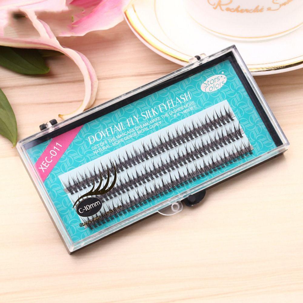 Handmade DIY Natural Long Individual Eyelashes Grafting Eyelashes Premade Volume Fan Eyelashes