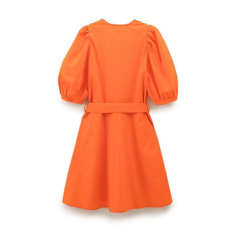 Summer Fashion European & American Women's Puff Sleeve Dress