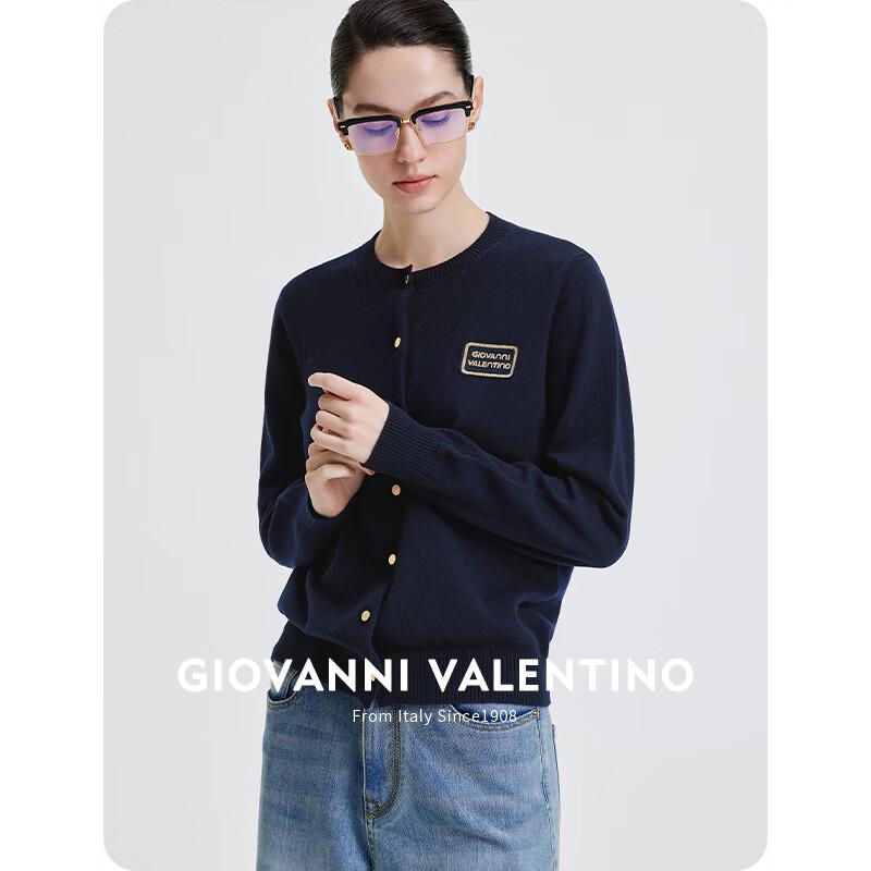 Giovanni Valentino Women's Pure Wool Knit Top