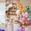 Happy Birthday Door Curtain Balloons Family Gatherings Polyester Home Decor