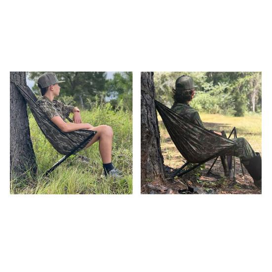 Low Down Hunting Seat Portable Lightweight Deer Hunting Hammock Chair Outdoor Folding Tree Seat Heavy Duty Camping Stool On Tree