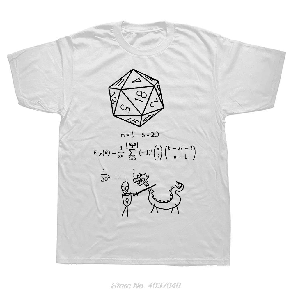 Dungeon Master Shirts Games 2024 New Arrival T-Shirt Dice Dragons Tees Summer Cotton T Shirt O-neck Tops Tees Men Fitness Tshirt