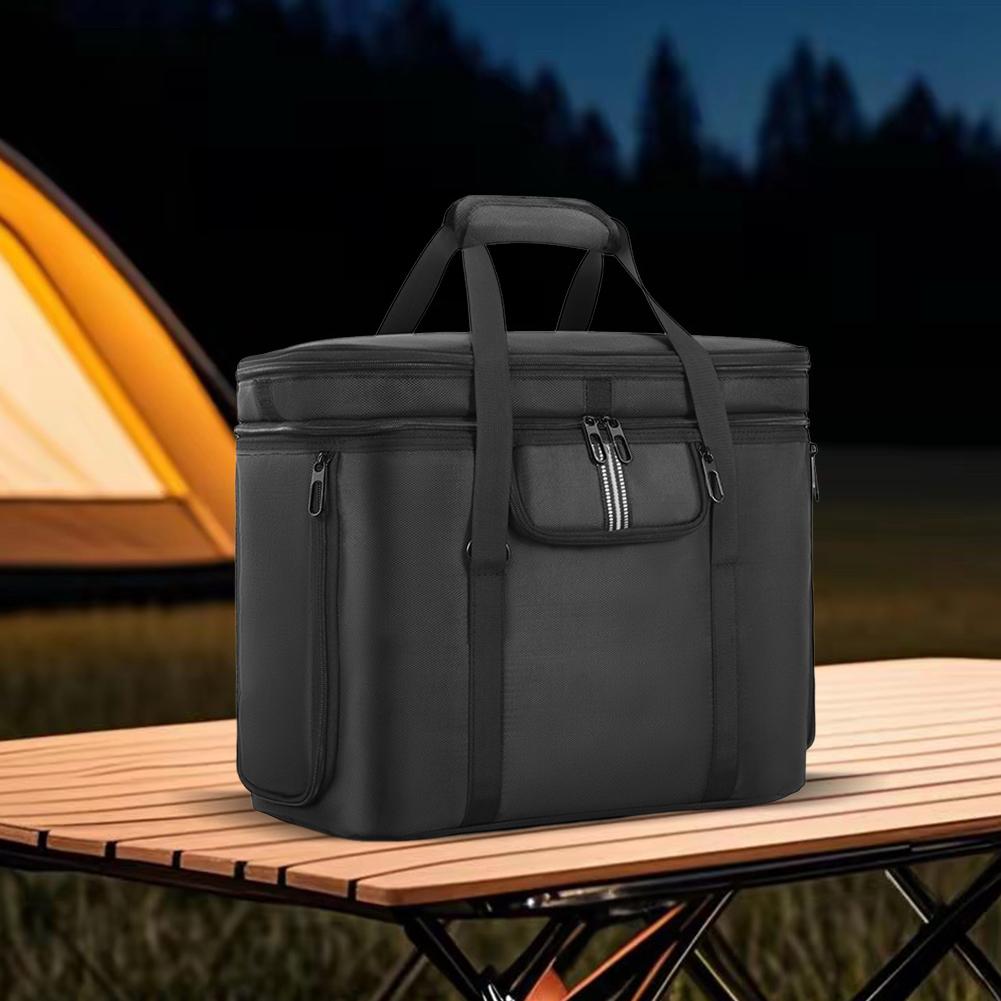 Портативная сумка-чехол для электростанции, водонепроницаемый, пылезащитный, с плечевым ремнем и ручкой, для Ecoflow Delta 3 Plus