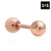 [1+1] 14K Gold Filled Pin Basic Ball Piercing (Single Side Sold)