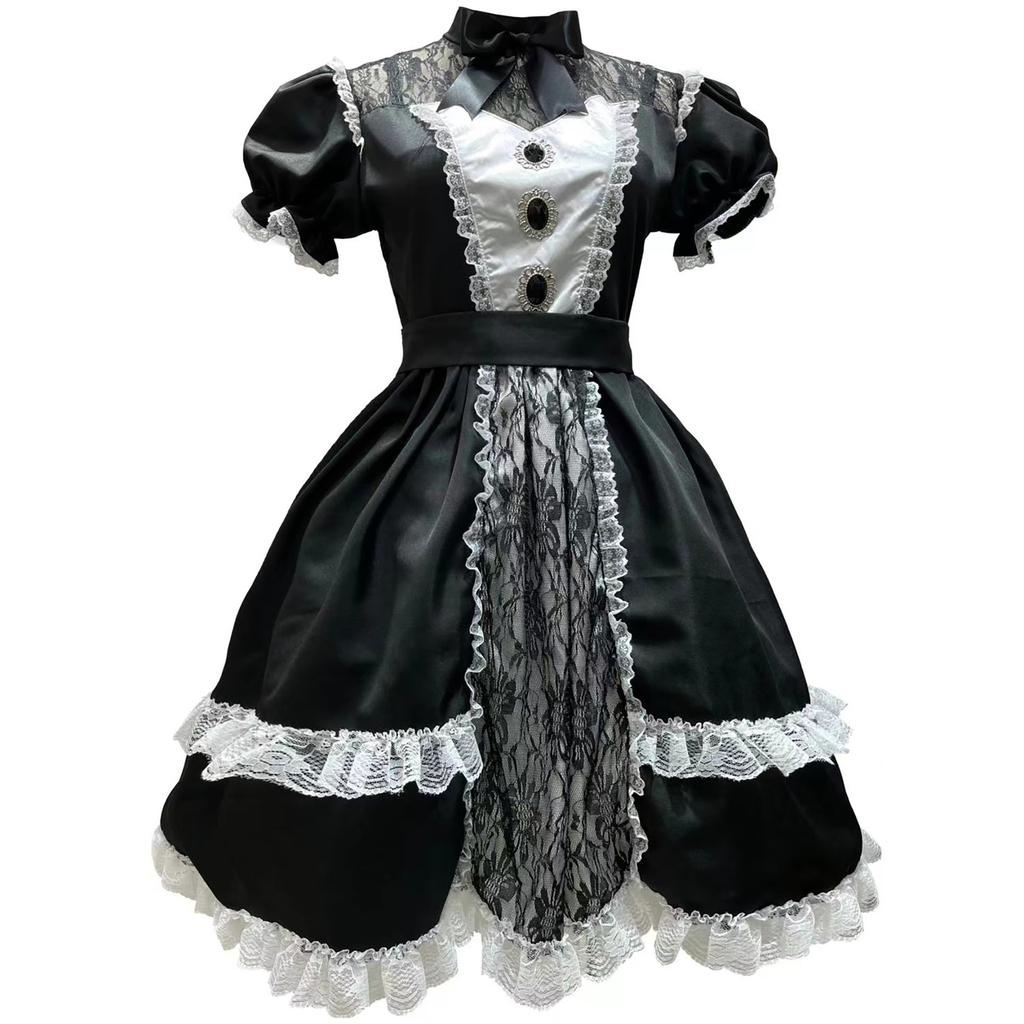 M-XL новая японская одежда Лолиты, одежда горничной, стиль колледжа маленький и свежий косплей COS анимация