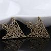 Women Crown Hollow Pattern Collar Buckle Vintage Collar Corner Collar Clip