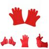 Red Silicone Glove For Cooking With Non-toxic And Safe Insulation**