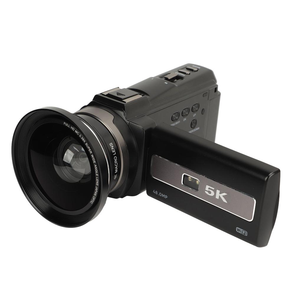 5K 48МП HD Цифровая видеокамера 16-кратный цифровой зум Сенсорный IPS экран Камера с объективом W1