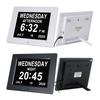 8-дюймовый цифровой календарь, часы дня, автоматически затемняющиеся электронные цифровые часы с цифрами на большом экране