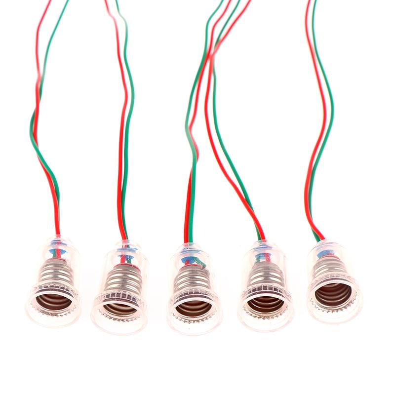 5 шт. Универсальный патрон для лампы E10 с проводом, маленький патрон для лампы E10, основание для эксперимента, обучающий инструмент, адаптер для патрона E10