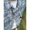 Summer American Retro Couple Style Loose And Versatile Long Sleeved Checkered Shirt Men'S And Women'S High Street Jacket