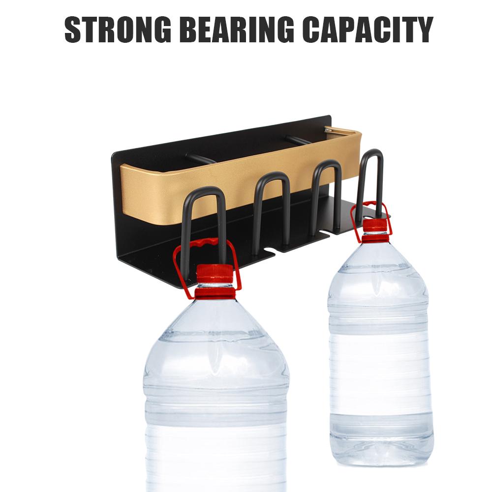 Органайзер настенный держатель для зубной пасты без дырокола полка для ванной комнаты из алюминиевого сплава экономит место аксессуары держатель для зубных щеток