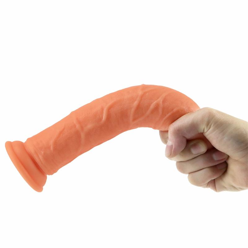 Устройство для женской мастурбации Без яиц Супермягкий силикон Экстрамягкий Мягкая имитация члена Большая вагина