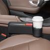 For Citroen C4 II DS 4 2010~2018 Car Seat Side Gap Filler Kit Storage Box With Cup Holder Multipurpose Organizer Bag Accessories