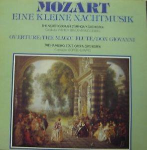 LP Record WOLFGANG AMADEUS MOZART Eine Kleine Nachtmusik MER211 Stereo Gold Awa 1977 UK Classical Used