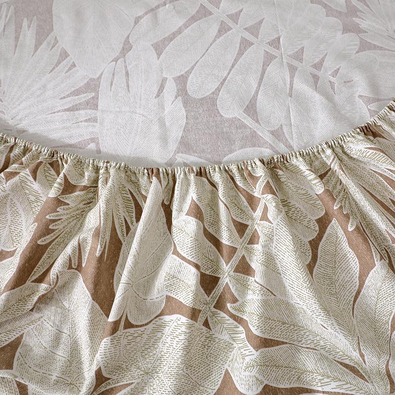 Queen Size Bedsheet 100% Cotton Fitted Sheet Brushed Bed Cover Soft Mattress Protector Sabanas Para Cama (Pillowcase Need Order)