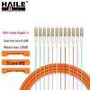 HAILE LC Телеком-класса 12-жильный Многомодовый Gigabit Pigtail Bundle, OM2 50/125, Патч-панель ODF