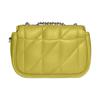 COACH Pillow 20 quilted turn-buckle chain, soft leather, crossbody shoulder bag, medium, women's green