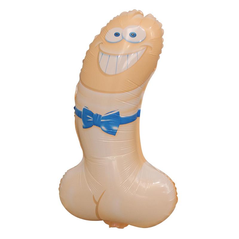 Sex Trinkets Bachelor's Party Aluminum Film Balloons Penis Dick Shape Sex Souvenirs