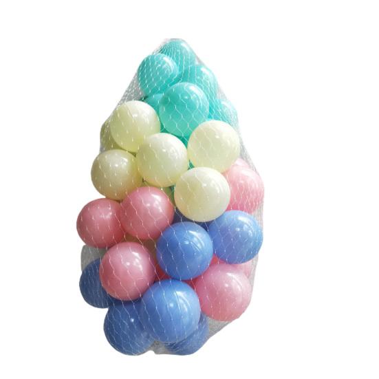 100Pcs Ball Pit Balls Funny Long Life Span Plastic Boys Girls Mixed Colors Ocean Balls Pool Accessories