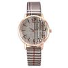 Fashionable Digital Plaid Women's Watch Women's Watch Strap Women's Quartz Watch
