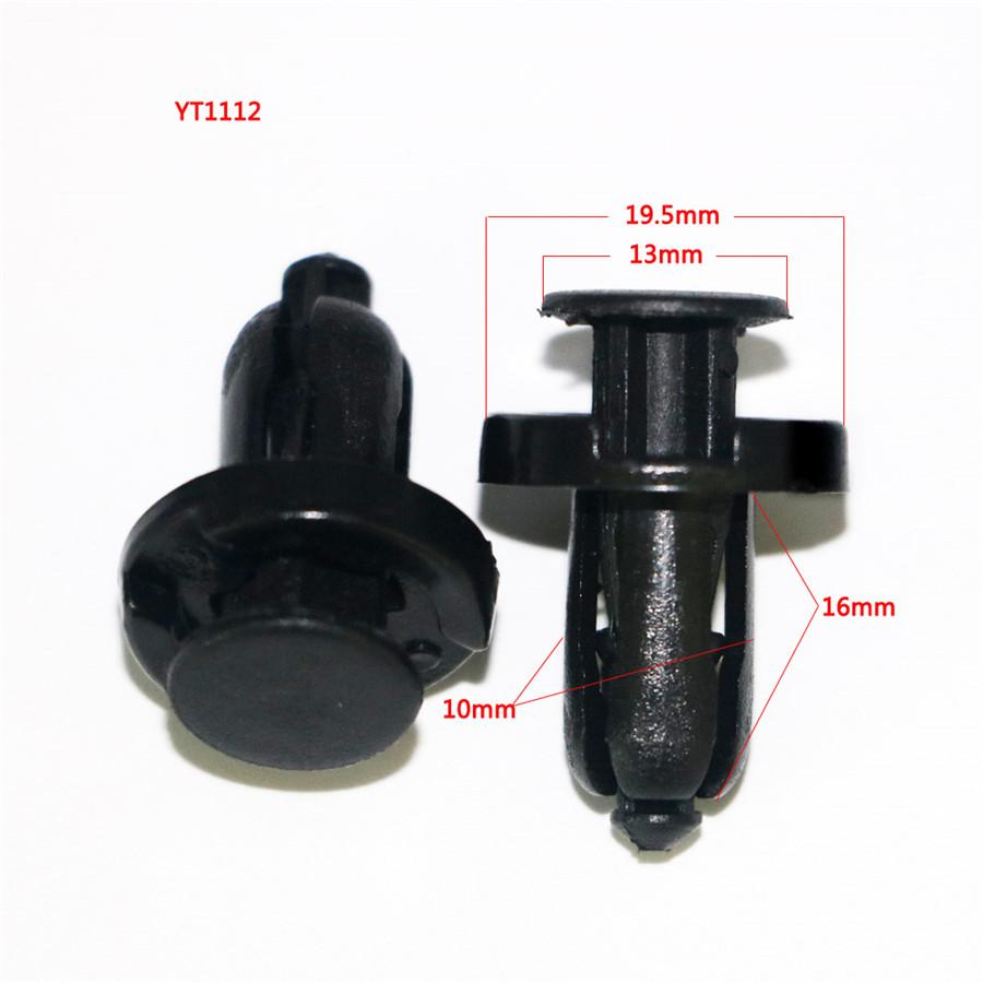 200 шт смешанные автомобильные зажимы для бампера, фиксатор, заклепка, дверная панель, крепеж для облицовки крыла