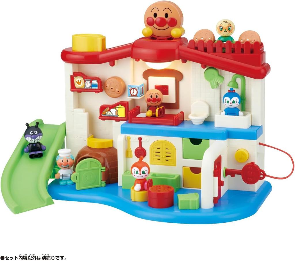 Bandai Anpanman First House Sound Effects Lights Winter 2025 Bonus Baby Man Doll Included