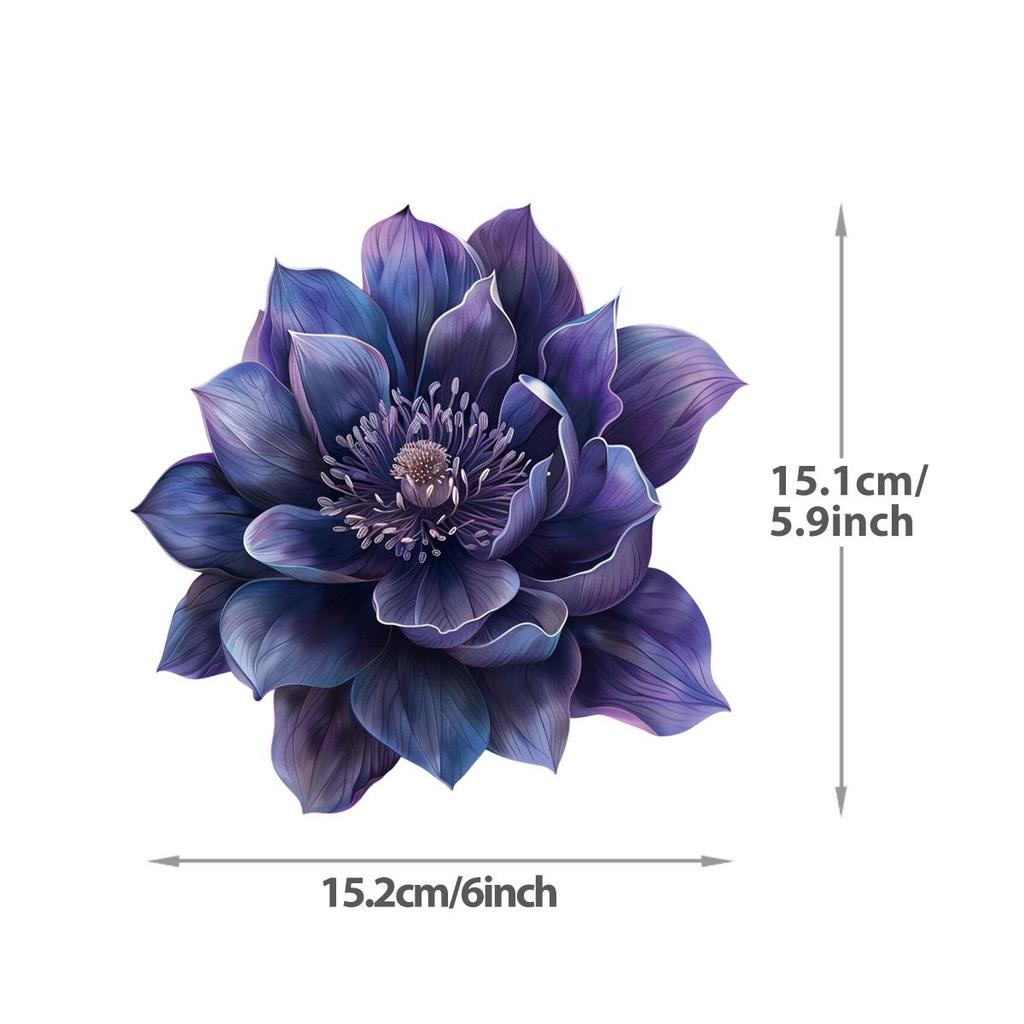 15 см Цветочная серия Термонаклейка На Одежду Индивидуальный Логотип Сделай Сам Наклейки На Одежду Футболки Толстовки Термоперенос Наклейка