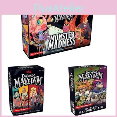 Карточная игра Dungeon Mayhem с бумажными картами для стратегии и умственного развития