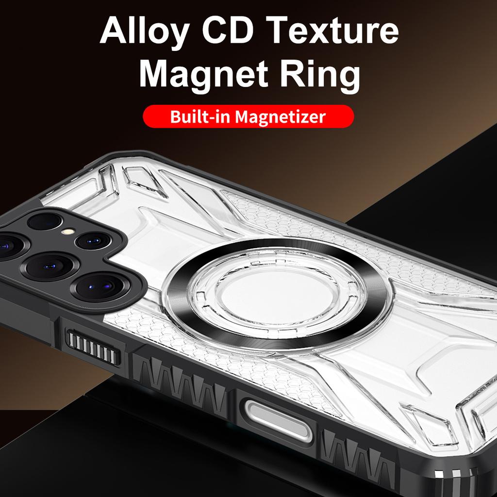 Новый магнитный чехол для телефона Samsung S25 Ultra War Shadow с CD-паттерном, подходит для S24, защита от падения по четырем углам, A16, полная упаковка