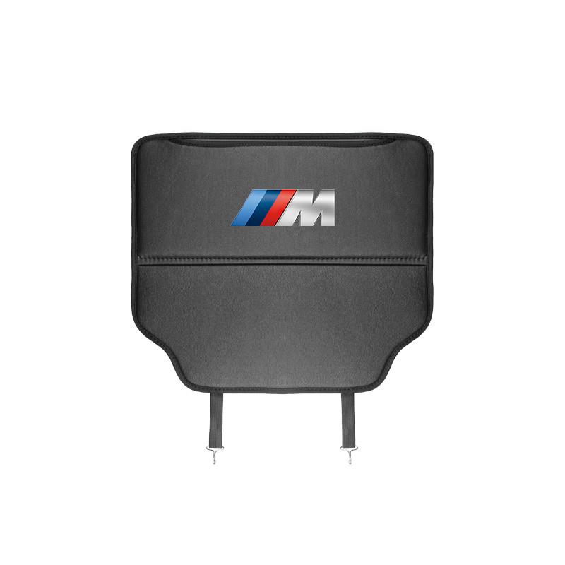Car Seat Backrest Anti Kick Pad Leather Protective Cover Sticker For BMW Performance F25 F26 F15 F16 E90 E91 E92 E60 E84 G22 G32 RL2