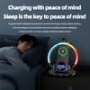 6-in-1 Wireless Charger with RGB Ambient Light & Alarm Clock Station for Iphone/Samsung Phone, iWatch/Galaxy Watch, AirPods/Buds
