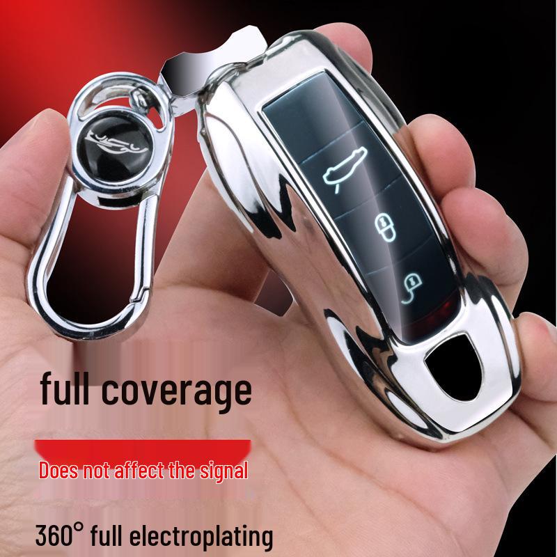 Совместимый чехол для ключа для 19-20 Porsche Cayenne, Panamera, 911