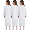 Unisex Medical Patient Nursing Gown Long Sleeve Back Split Hook Loop Fastener 3pcs Adaptive Clothing