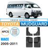 Подходит для Toyota Hiace 2005-2011 мягкий кожаный брызговик для автомобильной шины