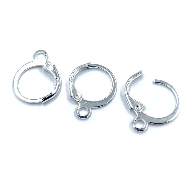 13*16 мм Новые Крючки-карабины Сплав Золотисто-Серебристый 20 Штук DIY Для Сережек Ювелирная Фурнитура Ювелирные Аксессуары