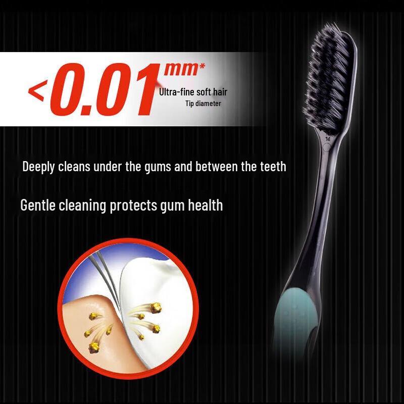 Colgate Slim Soft Charcoal Toothbrush, 2-Pack