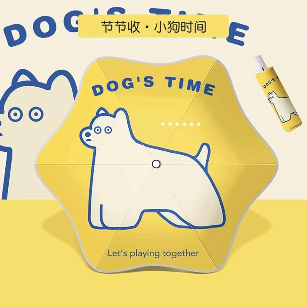 Трехслойный автоматический безопасный детский зонт с закругленными углами, светящимися в темноте, для защиты от солнца и дождя