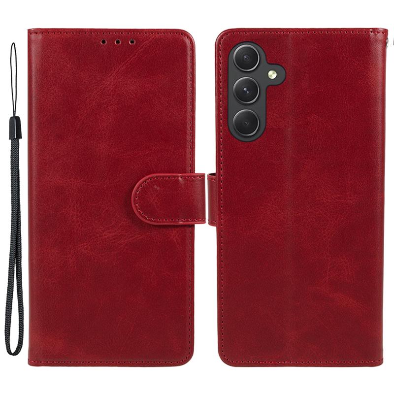 For Samsung Galaxy A05s 4G Case Anti-Scratch PU Leather Wallet Flip Phone Cover