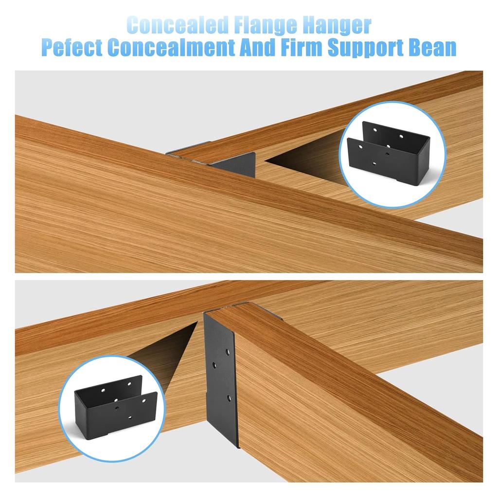Регулируемые анкеры для столбов террасы, базовые кронштейны, портативный, прочный, усиленный аксессуар для надежной поддержки конструкции террасы