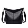 New Women's One Shoulder Messenger Bag Soft Leather Small Square Bag Ladies Designer Brand Bucket Tote