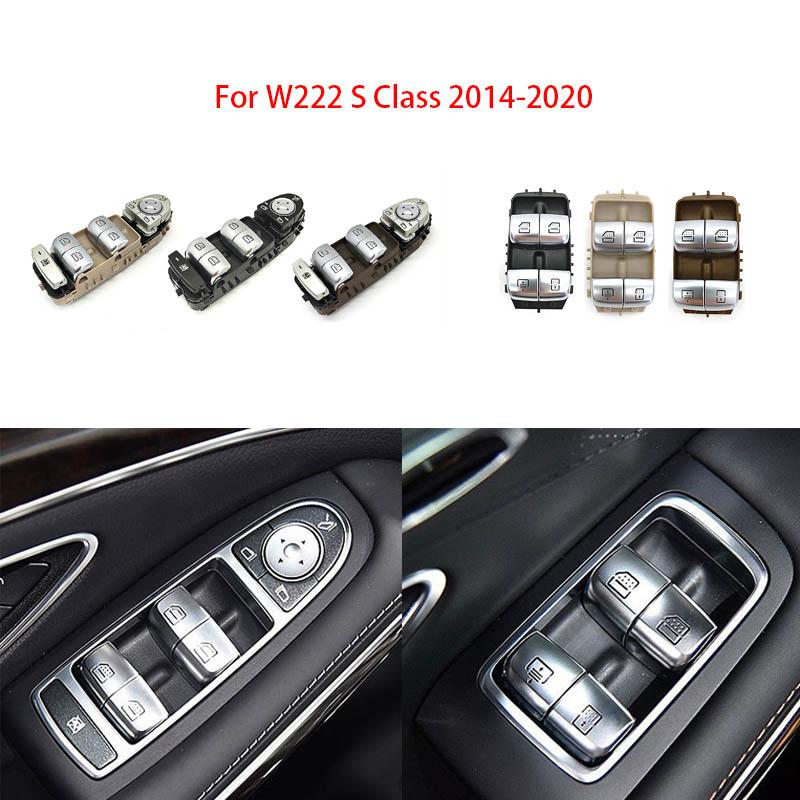 For Benz W222 w213 Car Front rear Door Electric Power Master Window Switch Repalcement For Mercedes S Class 2014-2020