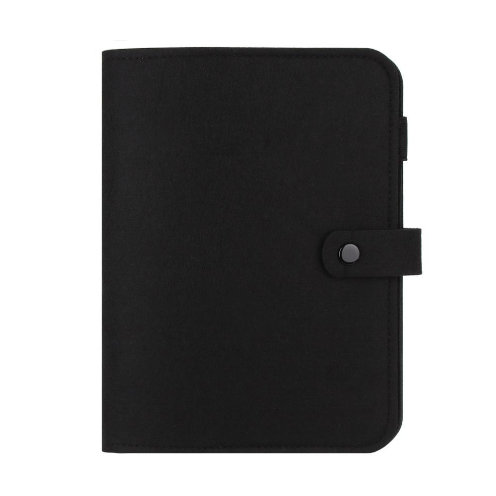 A5 A6 Portable Fashion Office Supplies Stationery Ring Binder Felt Notebook Felt Shell Portable Diary