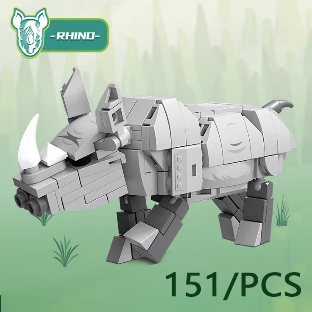 Средневековый MOC Боевой конь Строительные блоки Волк Рыцарь Фигурка Монстр Дикое животное Лиса Жираф Воробей Ворона Панда Модель Кирпич Игрушка K055