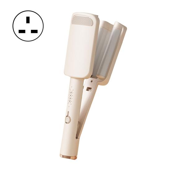 32MM Big Wave Curling Iron V-Shaped French Waves Curling Wand Anti-Scald Ceramic Deep Waver Hair Crimper Styling Tool for Women