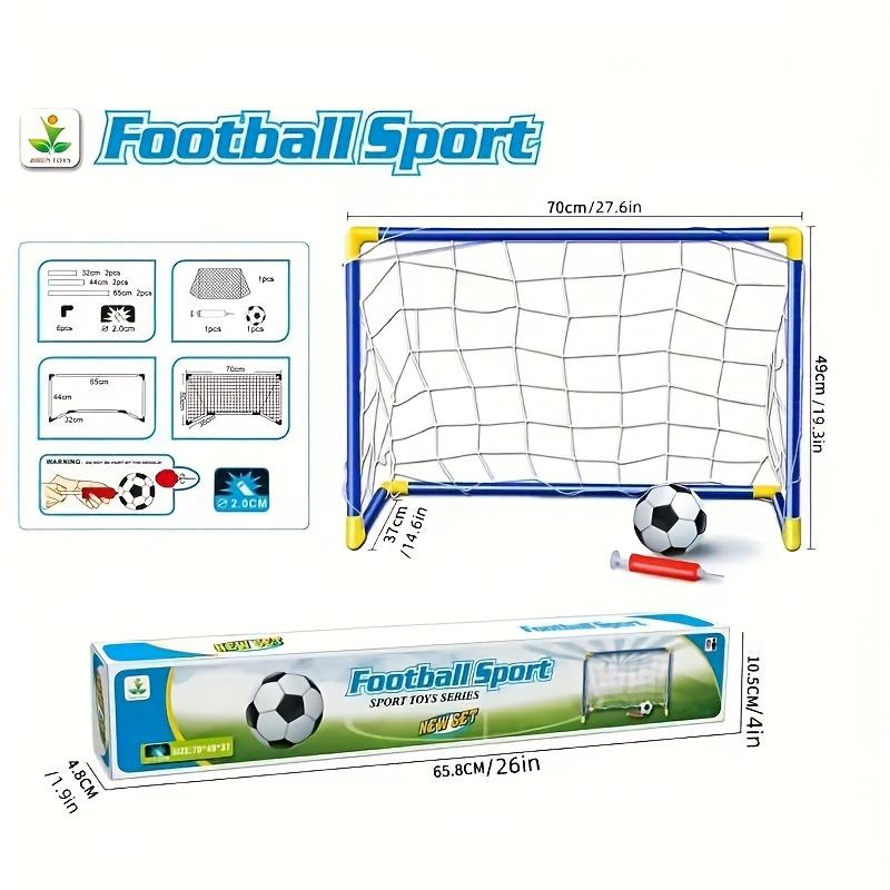 Outdoor and Indoor Plastic Football Goal Set Portable Disassembly DIY Sports Football Frame,Partido De Fútbol Familiar