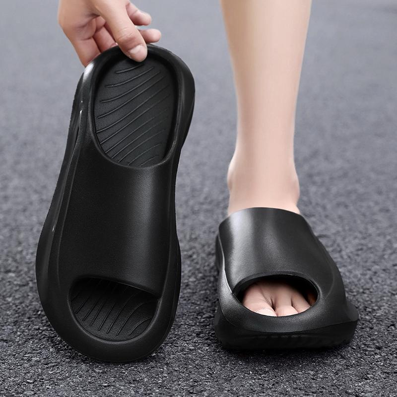 FashionMen Slippers 2024 New Slides Summer Sandals Men Outside Women Fashion Casual Beach Lover Breathable Shoes Men Home Slippers