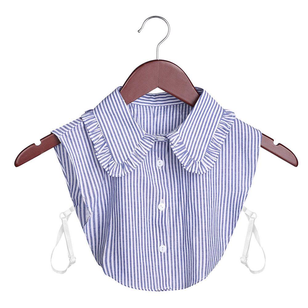 Lapel Leopard Grain Classic Cowboy Clothes Accessories Blouse False Collar Shirt Fake Collar Cotton